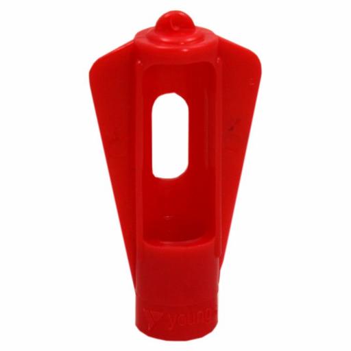 Young’s C02 Bulb Holder, 8 Gram Red / Black