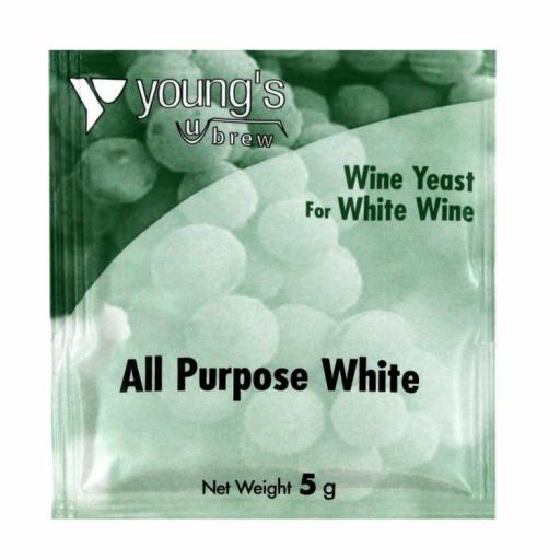 Young's All Purpose White Wine Yeast 5g