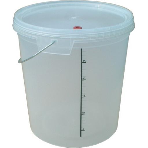 30 Litre Fermentation Bucket (food grade)