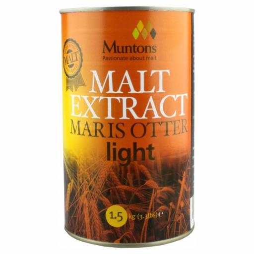 Muntons Light Plain Malt Extract 1.5kg