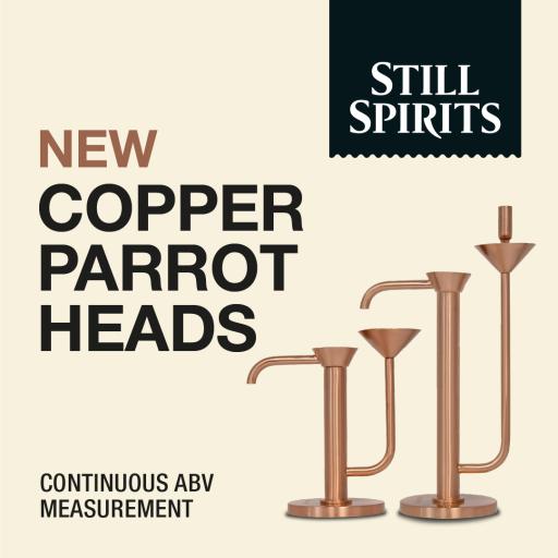 Still Spirits Copper Parrot Head (Small)