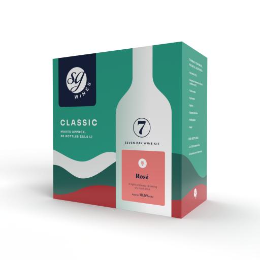 SG Wines Classic Rose 7 Day 30 Bottle Wine Kit