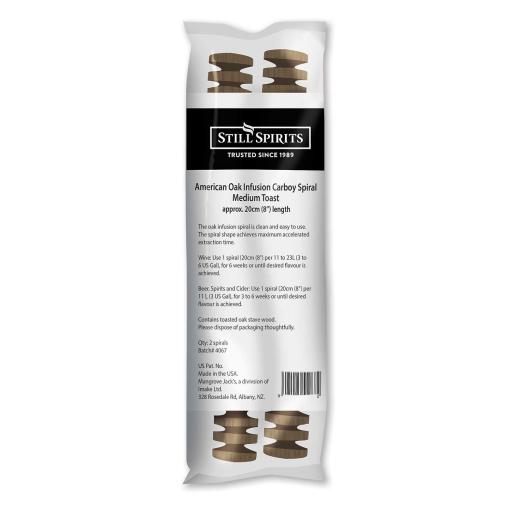 Still Spirits American Oak "Medium Toast" Carboy Infusion Spirals