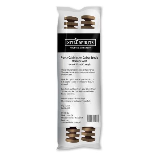 Still Spirits French Oak "Medium Toast" Carboy Infusion Spirals